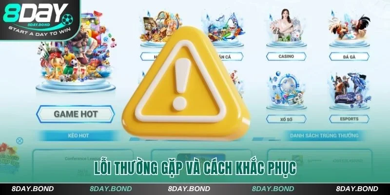 Đăng Nhập 8Day - Hướng Dẫn Truy Cập Nhanh Chỉ Với 3 Bước 7 3 nguyên nhân gây gián đoạn và cách khắc phục